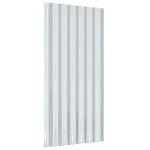 Roof Panels 36 pcs Galvanised Steel Grey 80x36 cm 319139