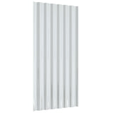 Roof Panels 36 pcs Galvanised Steel Grey 80x36 cm 319139