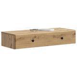 Wall-Mounted Side Table Artisan Oak 87.5 x 34.5 x 17 cm 899184