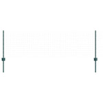 Green Fence Posts 44 pcs Green Metal 3335915