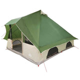 Tipi Tent with Roof Green 358 x 296 x 258 cm Taffeta 42000969