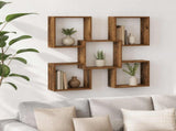 Wall Shelf Old Wood 99.5 x 17 x 91 cm Engineered Wood 8014974