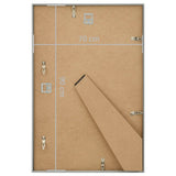 Photo Frames Collage 3 pcs for Wall or Table Silver 70x90cm MDF 332194