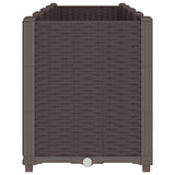Garden Planter Brown 160x40x53 cm PP 367860