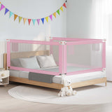 10206 Toddler Safety Bed Rail Pink 200x25 cm Fabric