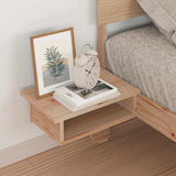Bed Frame with Headboard Brown 80 x 200 cm Solid Pine Wood 873466