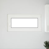 Basement Window RISOR 100 x 50 cm PVC and Glass Anthracite 42047290