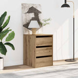 Corner Chest of Drawers Artisian Oak 40x41x58 cm Engineered Wood 852842