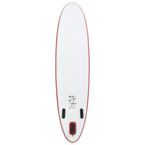 Stand Up Paddle Board Set SUP Surfboard Inflatable Red and White 92203