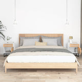 Bedside Cabinets 2 pcs White 40x30x55.5 cm Engineered Wood&Iron 352092