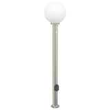 Bollard Light with Sensor&Outlet 120 cm Stainless Steel IP44 4006109