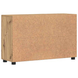 Sideboard with Shelf FLORIN Artisan Oak 88.5 x 30.5 x 55.5 cm 880300