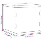 Display Box Transparent 30x30x30 cm Acrylic 154924