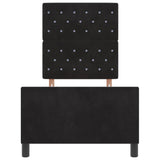 ZNTS Bed Frame Black 80x200 cm Velvet 3344839