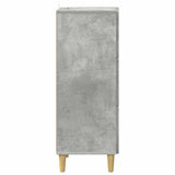 Drawer Cabinet Concrete Grey 33 x 34.5 x 90 cm Engineered Wood 894618