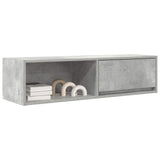 ZNTS TV Cabinet Concrete Grey 100x31x25.5 cm Engineered Wood 861478