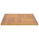 Square Table Top 50x50x2.5 cm Solid Wood Teak 316156