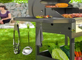 7.5kW Three-Burner Gas BBQ Grill, with See-Through Lid - Black T3398P328022