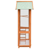 Bird Cage Solid Pine & Fir Wood 125.5x59.5x164 cm 170638