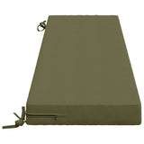 2-Piece Bench Cushions SOEST 2 pcs 100% Polyester Olive Green 949835