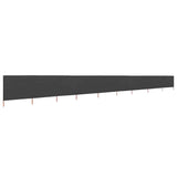 9-panel Wind Screen Fabric 1200x80 cm Anthracite 47188