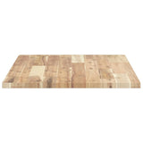 Table Top Rectangular 80x50x2 cm Solid Wood Acacia 4008751