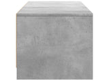 TV Cabinet with LED with LED Concrete Grey 165 x 34 x 40 cm 3418713