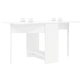 Dinning Table 138 x 70 x 73.5 cm Engineered Wood White 8006071