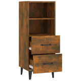 Sideboard Smoked Oak 34.5x34x90 cm Engineered Wood 817417