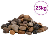 Polished Pebbles 25 kg Mixed Colour 2-5 cm 155332