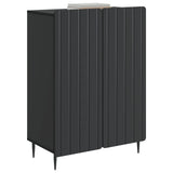 Sideboard Black 66 x 34.5 x 92 cm Engineered Wood 894356