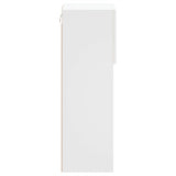 TV Cabinets with LED Lights 2 pcs White 30.5x30x90 cm 837002