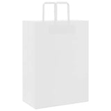 Paper Bags 250 pcs with Handles White 32x17x44 cm 4101846