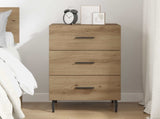Bedside Cabinet Artisan Oak 40 x 40 x 66 cm Engineered Wood 882135