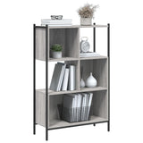 Bookcase Grey Sonoma 72x28x109 cm Engineered Wood 838886