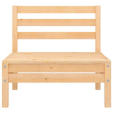 Garden Middle Sofas 4 pcs Solid Pinewood 806592