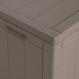 Garden Storage Box 270L Brown PP Wood Look 151232