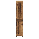 Highboard Old Wood 34.5 x 34 x 180 cm Engineered Wood 3415692