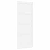 Interior Door White 83 x 211 cm Plywood 42052395
