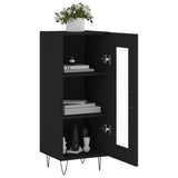Sideboard Black 34.5x34x90 cm Engineered Wood 828789