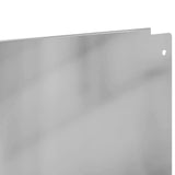Lawn Edging 10 pcs 100 x 12 cm Steel Silver 8008804