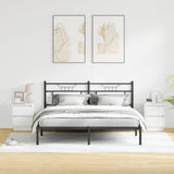 Bedside Cabinet 2 pcs White 39 x 34.5 x 50 cm Engineered wood 869611
