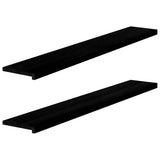 Window Sills 2 pcs Dark Brown 160x25x2 cm Solid Wood Oak 4009188