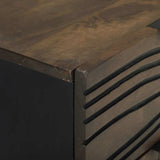 Bedside Cabinet 2 pcs Walnut 40 x 33 x 46 cm Solid Acacia wood 4018007