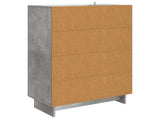 Sideboard Concrete Grey 66 x 34.5 x 95 cm Engineered Wood 893978