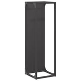 Firewood Rack Black 25x25x80 cm Cold-rolled steel 864263