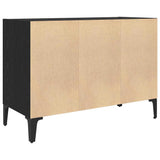 TV Cabinet Set Black 69.5 x 30 x 50 cm Engineered Wood 875112
