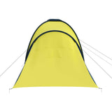 Camping Tent 6 Persons Blue and Yellow 93185