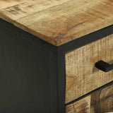 Sideboard with Drawer 70 x 35 x 70 cm Solid Mango wood 374099