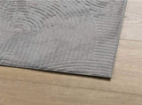 Rug IZA Short Pile Scandinavian Look Grey 100x200 cm 375451
